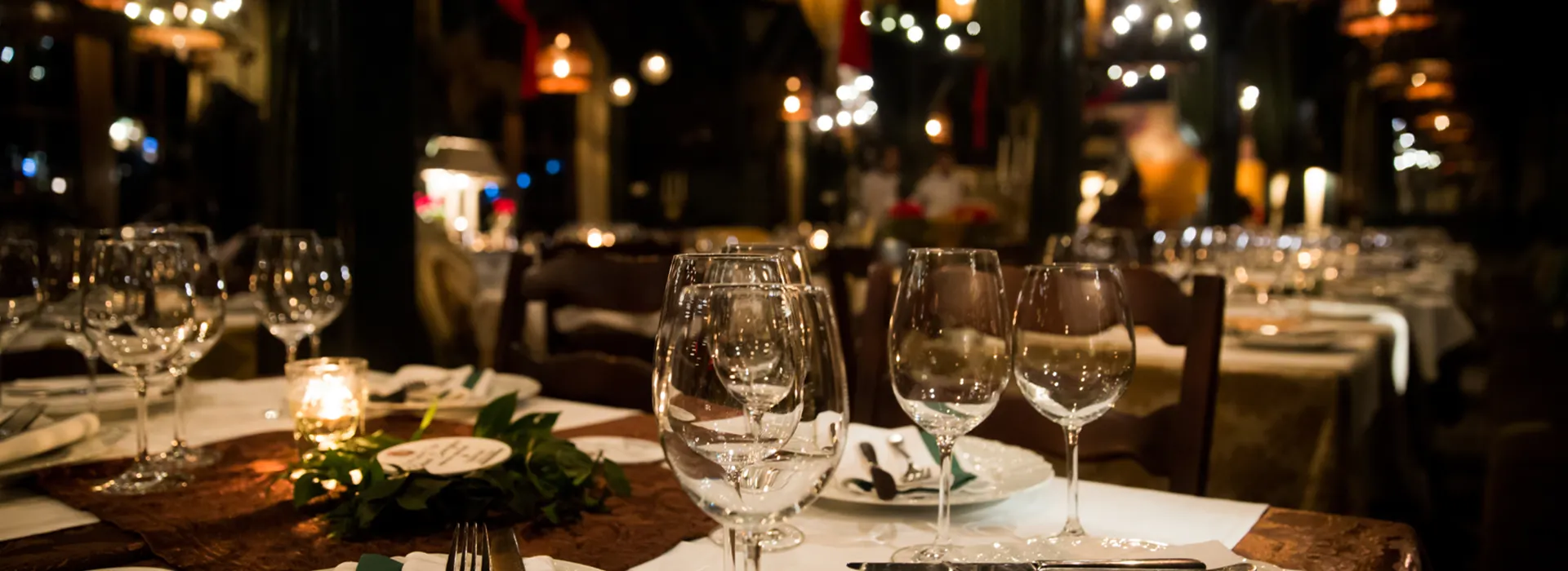 Fine dining banner